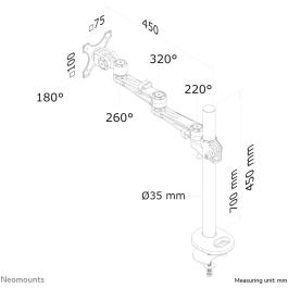 Soporte de Mesa para Pantalla Neomounts FPMA-D935G 10" 30"