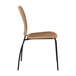 Silla Natural Pe-Acero Salón 48 X 57 X 87 cm