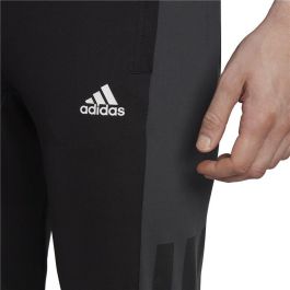 Pantalón Largo Deportivo Adidas Colorblock Negro Hombre 42