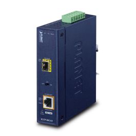 Planet IGTP-80xT Convertidor de Medios Industrial Gigabit PoE 802.3at Fibra a Ethernet SFP -40 a 75°C IP30 Precio: 158.50000056. SKU: B17W3AQW3K