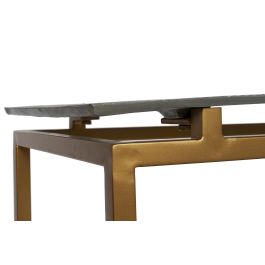 DKD Home Decor Consola Gris Moderno Metal Aluminio 109.5x37.5x80 cm Set de 3