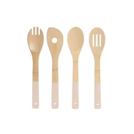 Utensilio Basicos DKD Home Decor Beige Natural 1 x 30 x 6 cm Set de 4 Utensilio Basicos DKD Home Decor Beige Natural 1 x 30 x 6 cm Set de 4