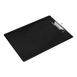 Q-connect Portanotas Plástico 50% Reciclado Din A4 Negro Grosor 2,1 mm Dimensiones 23x33,5 cm