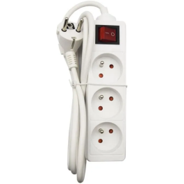 3 Tomas 2P+T con Interruptor, Conforme a NF AUC4004282473145 Precio: 20.78999978. SKU: B1F7HDXPEJ