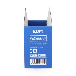 Edm Caja expositora de cartón para material eléctrico 9,8x47,2x15,3 cm Azul