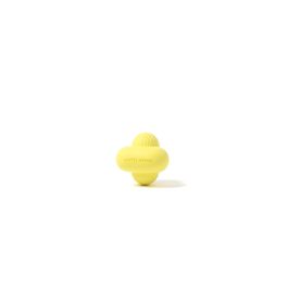 Earth Rated Juguete Fetch para Perro, Tamaño S, Amarillo. Caucho natural que flota, con rebote impredecible. Ideal para perros hasta 7kg.