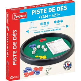Jeujura 8154 Pista de Des Yam 421 Diametro 31 Cm Juego de Mesa Infantil