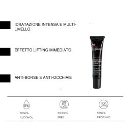 Collistar UOMO ATTIVI PURI Contorno Ojos Ácido Hialurónico y Cafeína para Hombre 15 ml