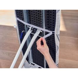 Leifheit Funda para tabla de planchar Perfect Steam AirBoard Express M 125x40 cm con acolchado polar 4mm, banda elástica y fácil ajuste