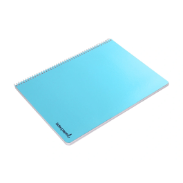Liderpapel Cuaderno espiral folio tapa blanda 80 hojas 60gr milimetrado 2mm colores surtidos