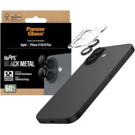 Protector de Lente PanzerGlass iPhone 17-16-16Plus Negro Apple