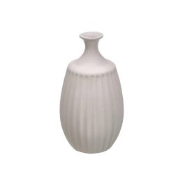 Jarrón de Cerámica Cuello Estrecho 48 cm Gris - Giftdecor Jarrón de Cerámica Cuello Estrecho 48 cm Gris - Giftdecor