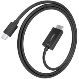 AISENS - CABLE CONVERSOR MINI DP A HDMI 4K@60HZ, MINI DP/M-HDMI/M, NEGRO, 1.5M