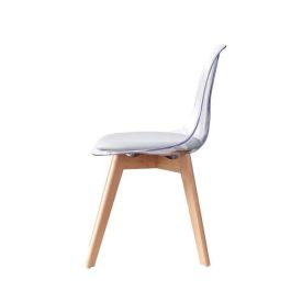 Silla de Comedor DKD Home Decor Gris Madera Policarbonato 54 x 47 x 81 cm Silla de Comedor DKD Home Decor Gris Madera Policarbonato 54 x 47 x 81 cm
