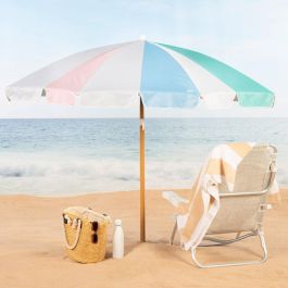 Sombrilla de playa Aktive Ø 200 cm 20 x 185 x 20 cm (6 Unidades) Sombrilla de playa Aktive Ø 200 cm 20 x 185 x 20 cm (6 Unidades)