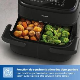 Philips Freidora de aire XXL NA351/00 - Doble Tanque 7,1 L - 2450 W - 6 Ajustes Preestablecidos