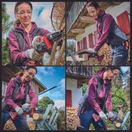 Einhell GE-PS 18/15 Li BL motosierra a batería sin escobillas 18V 12.5cm de corte