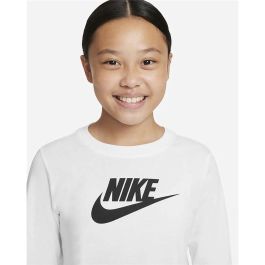 Camiseta de Manga Corta Infantil Nike CZ1260-100 Blanco