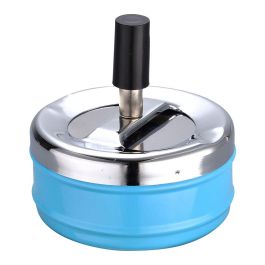 Champ Cenicero con tapa giratoria, acero inoxidable, Ø 9,5 x 9,5 cm