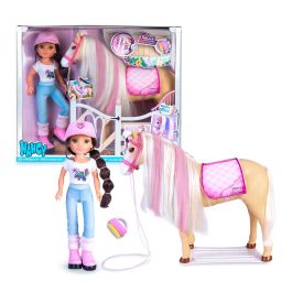 Famosa Nac49000 Nancy Muñeca Un Día Con Su Caballo, articulada, incluye cepillo mágico cambia color crin Precio: 98.50000039. SKU: B182VAM3DH