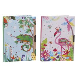 Diario Kids DKD Home Decor Rosa Azul 5.4 x 18.5 x 23 cm (4 Unidades) Diario Kids DKD Home Decor Rosa Azul 5.4 x 18.5 x 23 cm (4 Unidades)