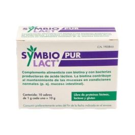 Symbiopharm Symbiolact Pur Probiótico para Mantenimiento Intestinal con Lactobacillus Acidophilus y Bifidobacterium Animalis Subsp. lactis 10 Sobres Precio: 14.7900005. SKU: B18JVQQVG2