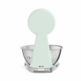 Smeg Báscula de Cocina Analógica y Digital KSF01PGWW Verde Pastel