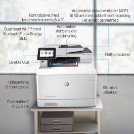 HP Laser, 600 x 600dpi, 28ppm, A4, 1200MHz, 512MB, WiFi, USB, CGD, 4.3″ HP Laser, 600 x 600dpi, 28ppm, A4, 1200MHz, 512MB, WiFi, USB, CGD, 4.3″