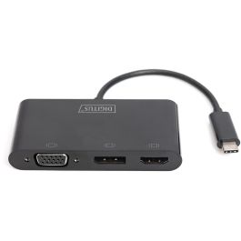 Digitus Adaptador Gráfico USB-C a Display Port/HDMI/VGA