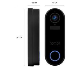 Hombli Timbre Inteligente 2 Negro + Gong