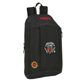 Safta Mini Mochila Stranger Things Cremallera Vertical Negra 22x39x10cm Poliéster 600D Precio: 20.59000009. SKU: B1JYQJ83JR
