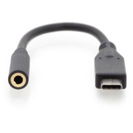 Digitus Adaptador Audio USB Tipo C a Jack 3.5mm, 0.2m, Negro (DA-70146)