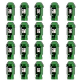 Omp Speed Juego De 20 Tuercas De Aluminio M14x1.25 Llave De 19 Largo 40 mm Color Verde De Aluminio 7075 OMPS09941408 Omp Speed Juego De 20 Tuercas De Aluminio M14x1.25 Llave De 19 Largo 40 mm Color Verde De Aluminio 7075 OMPS09941408