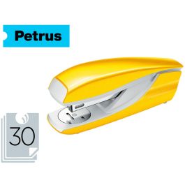 Petrus Grapadora 635 Wow Amarilla Metalizada, Capacidad 30 Hojas, Metal Precio: 22.68999986. SKU: BIX626832