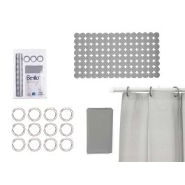 Set Baño Cortina Peva Y Alfombra Ducha Gris Berilo 28X42CM (12 Unidades) Precio: 104.49999956. SKU: B1KA42WXF7