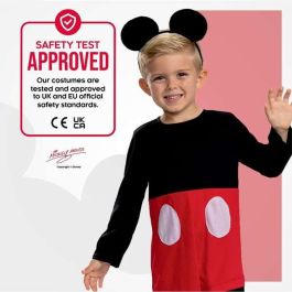 Disney Disfraz Infantil Mickey Classic para Niños Talla 3-4 Años Negro Disney Disfraz Infantil Mickey Classic para Niños Talla 3-4 Años Negro