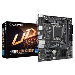 GIGABYTE Placa Base H610M S2H V3 DDR4 (rev. 1.0) Intel 1700 para PC, Chipset Intel H610, 2 DDR4, HDMI, ATX Micro Precio: 76.89000055. SKU: B18TY2CL5B