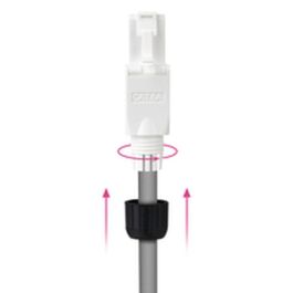 Nanocable Conector RJ45 UTP Cat.6A Auto-Crimpable (10 uds) para Redes Ethernet de Alta Velocidad