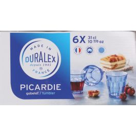 Duralex Set de 6 Vasos Picardie Marine 31 cl (8 Cajas)