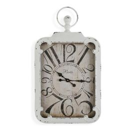 Versa Reloj de Pared Cuadrado 6.5x74x40 cm Metal Versa Reloj de Pared Cuadrado 6.5x74x40 cm Metal