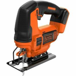 Black+Decker BDCJS18N-XJ Sierra de Calar Inalámbrica 18V - Péndulo, Suela Inclinable 0-45° - Compatible Baterías Litio
