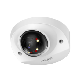 DAHUA (DH-IPC-HDBW2449FP-AS-IL-0280B) Cámara IP Minidomo 4MP Smart Dual Light SMD Plus Óptica Fija 2.8mm, Micrófono, Slot SD, IP67, IK10