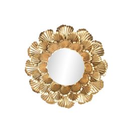 Espejo de pared Home ESPRIT Dorado Hoja de planta 76,5 x 8 x 76,5 cm Precio: 112.68999951. SKU: B16NRSD6CB