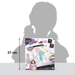 Fashion designer light-up pad crea combinaciones de atuendos con las plantillas e ilumina tus diseños de moda! 25x5x27 cm Fashion designer light-up pad crea combinaciones de atuendos con las plantillas e ilumina tus diseños de moda! 25x5x27 cm