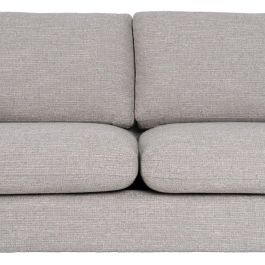 Sofá 3 Plazas Gris Tejido-Madera 221 X 90 X 87 cm