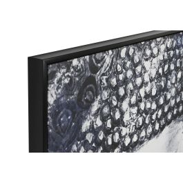 DKD Home Decor Cuadro Oriental Buda Azul Blanco Lienzo 2 Unidades 4.5 x 123 x 83 cm