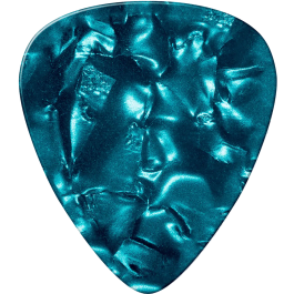 Dunlop Pack 72 Púas Genuine Celluloid Classic Turquesa - Thin
