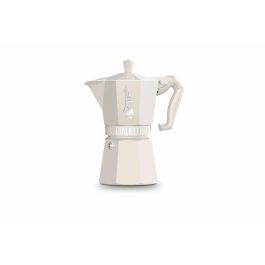 Cafetera Italiana Bialetti MOKA EXCLUSIVE CREAM 6T Crema Aluminio 6 Tazas