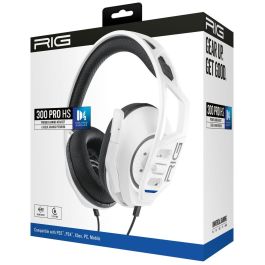 Auriculares con Micrófono Gaming Nacon RIG 300 PRO HS Blanco
