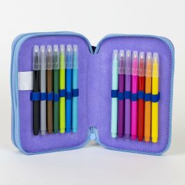 Cerdá Estuche Escolar Plumier Stitch con Accesorios, Grande Azul 12.5x19.5x4.5 cm, para Niños de 2 a 8 Años Precio: 13.50000025. SKU: B19CCGRNN6